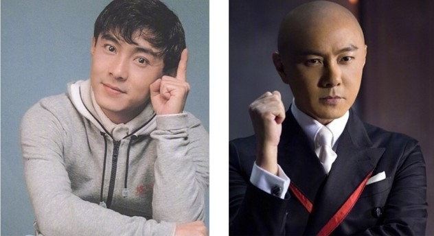 张卫健今昔对比照,五官没得挑