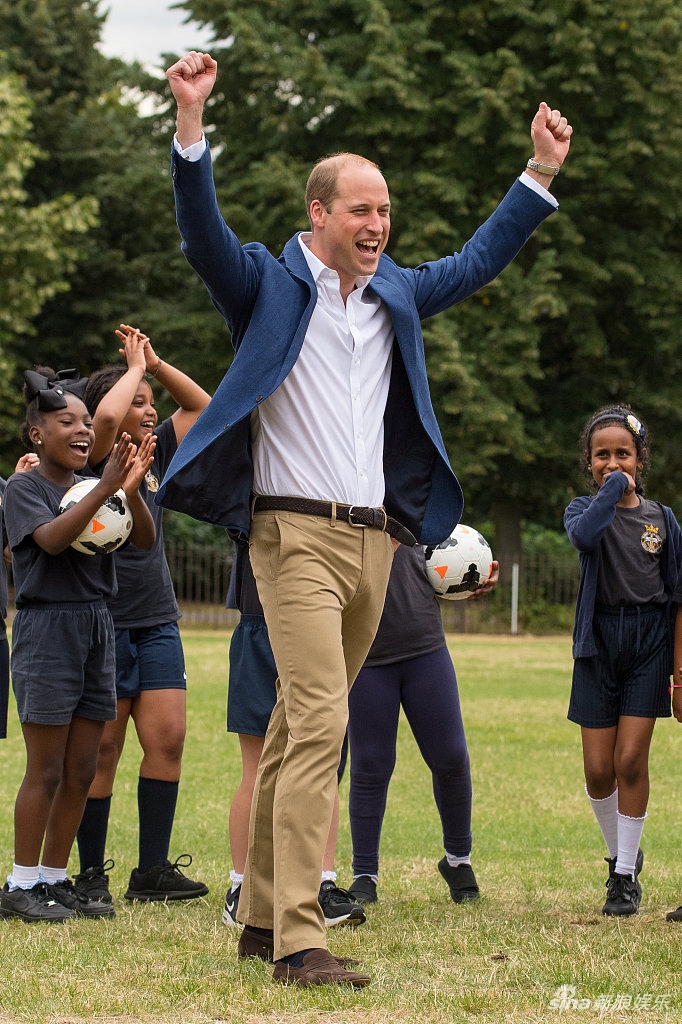 当地时间2017年7月13日,英国伦敦,威廉王子(prince william)与英格兰