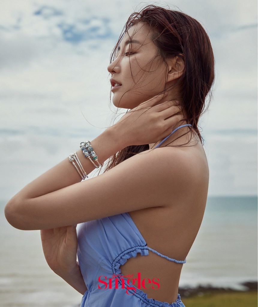 组图韩星金莎朗英国拍杂志写真清纯不失性感