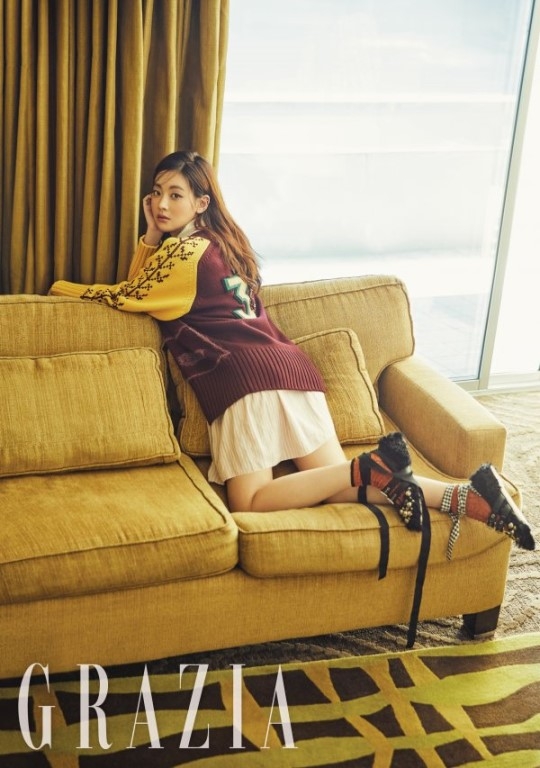 组图吴涟序登时尚杂志拍写真变换造型展秋季时尚