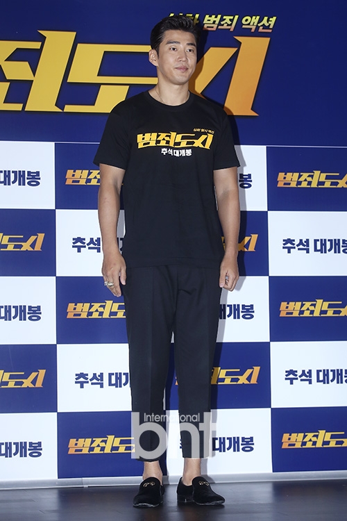 《犯罪都市》媒体试映会 马东锡尹启相等出席