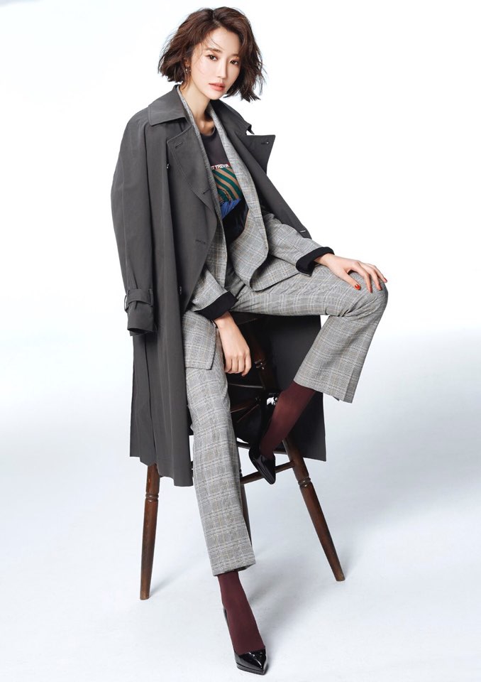 组图:韩星高俊熙拍秋冬写真 造型知性气质干练
