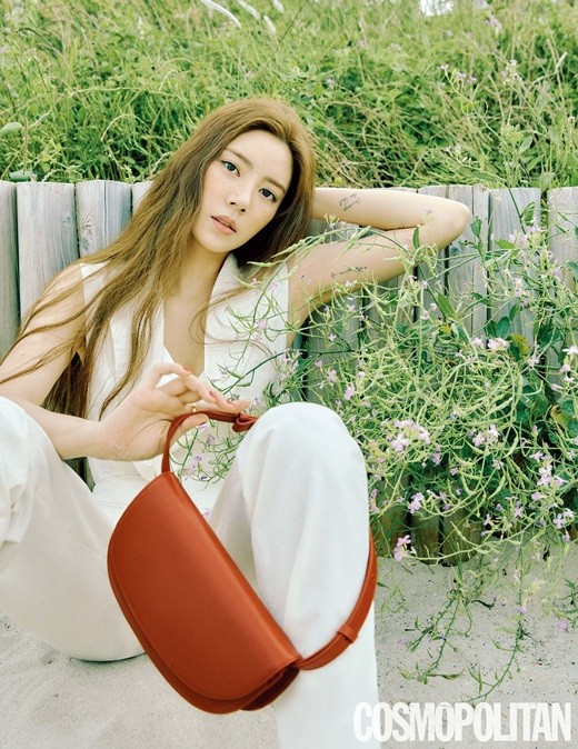 組圖：韓女星孫淡妃登時尚雜誌 獨特雀斑妝造型出鏡