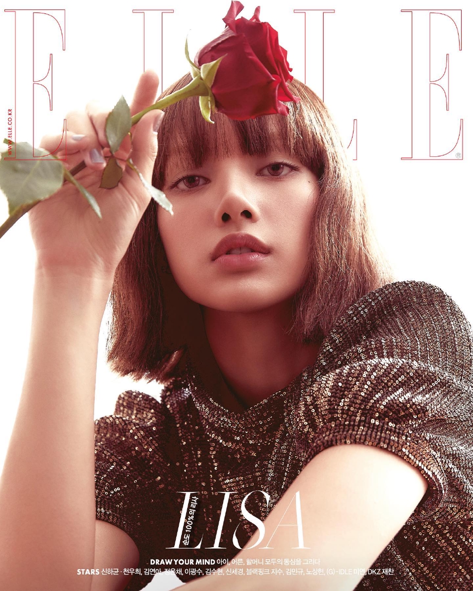 組圖：Lisa登時尚雜誌五月刊封面 金髮黑髮雙色魅力盡顯