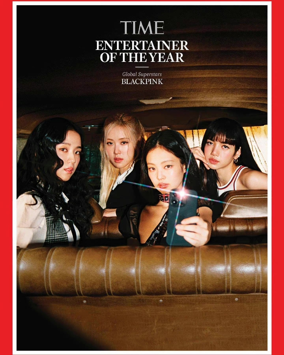 組圖：BLACKPINK獲時代週刊年度藝人 拍攝大片登封面
