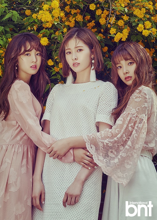 组图:韩女团uni.t豫彬李炫珠nc.