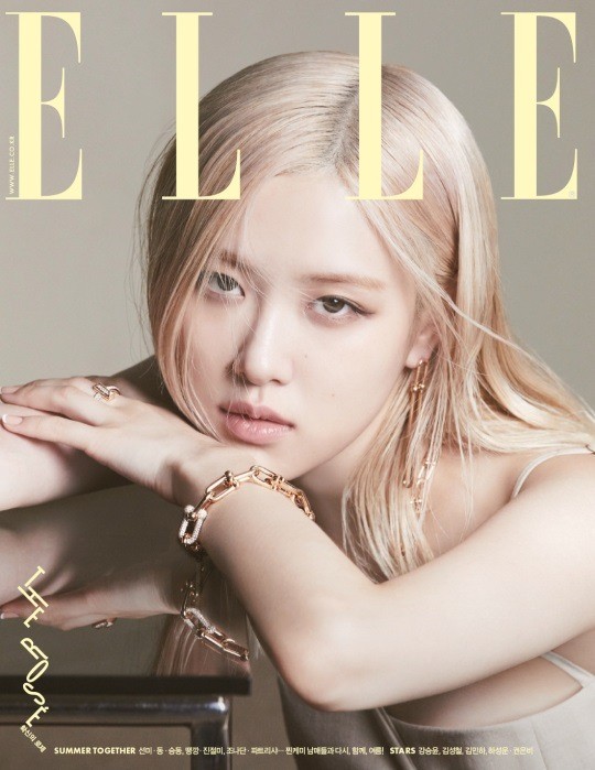 組圖：BLACKPINK樸彩英登雜誌封面 金髮氛圍感超絕