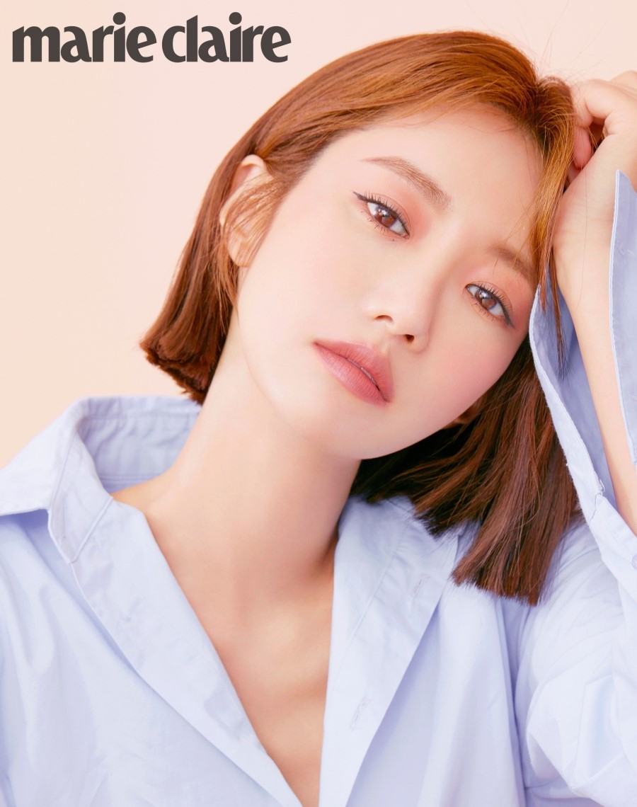 组图韩国短发女神高俊熙拍写真妆容魅惑气场干练