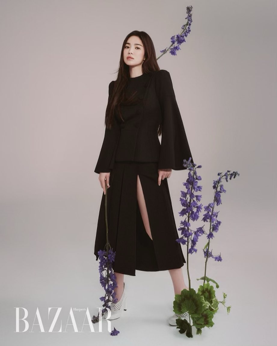 組圖：宋慧喬拍花樣寫真登時尚雜誌 40歲凍齡顏值美如初