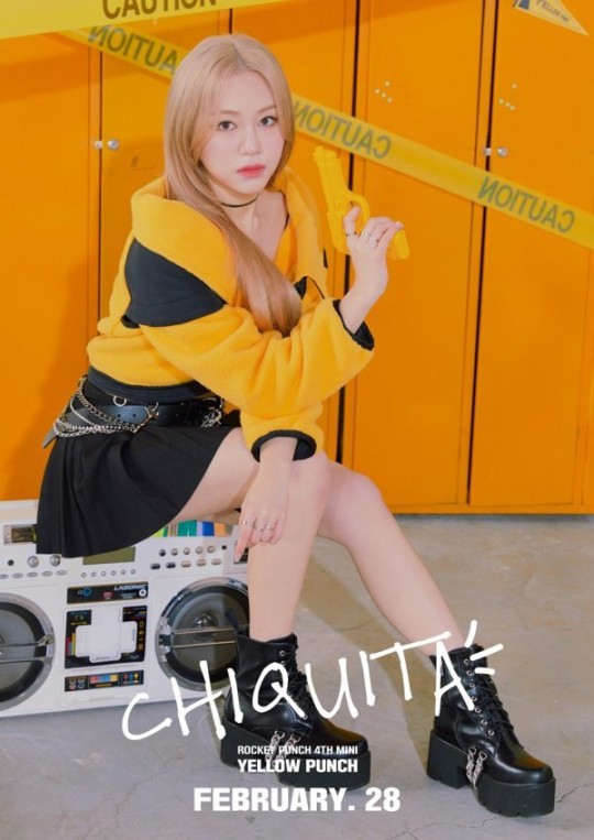 組圖：韓女團RocketPunch新專輯預告照 黃色造型活力十足