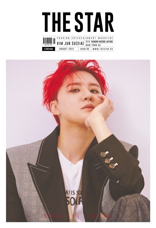 組圖：JYJ金俊秀拍時尚寫真 標誌性紅髮造型再現