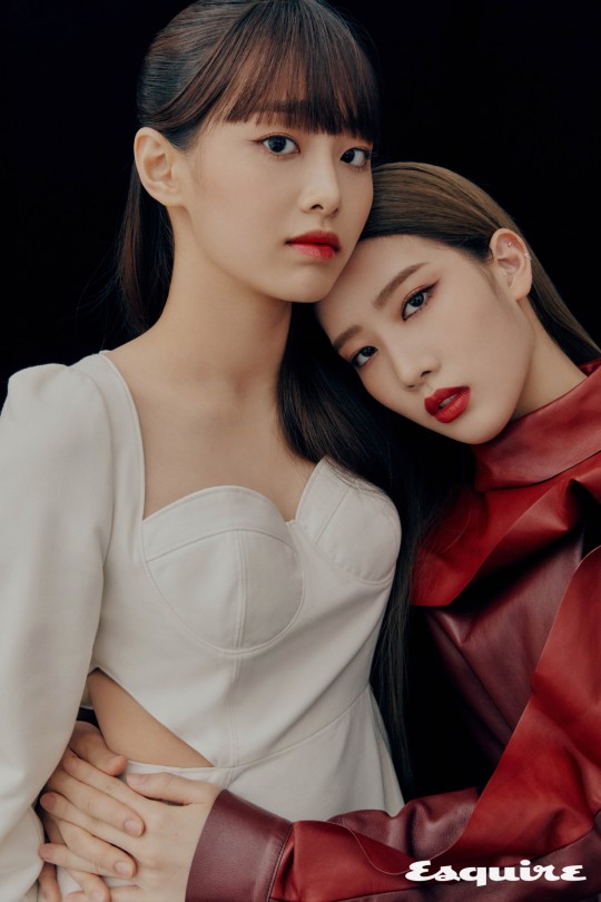 組圖：本月少女成員Kim Lip與Chuu合體 展紅黑雙色魅力