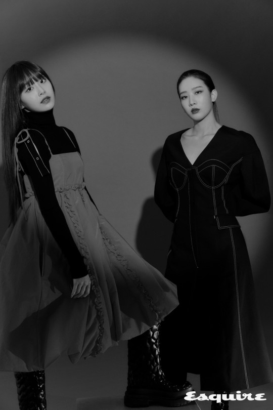 組圖：本月少女成員Kim Lip與Chuu合體 展紅黑雙色魅力
