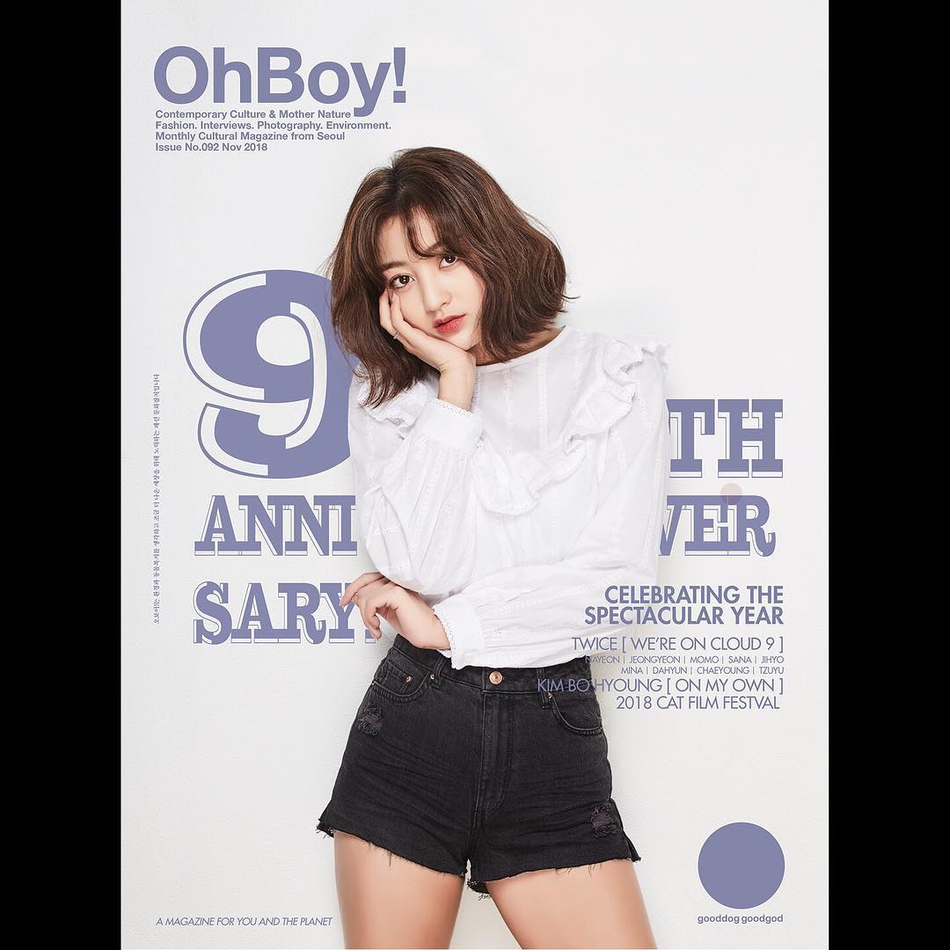 20181129明星女团twice登时尚杂志九人九款封面展活力