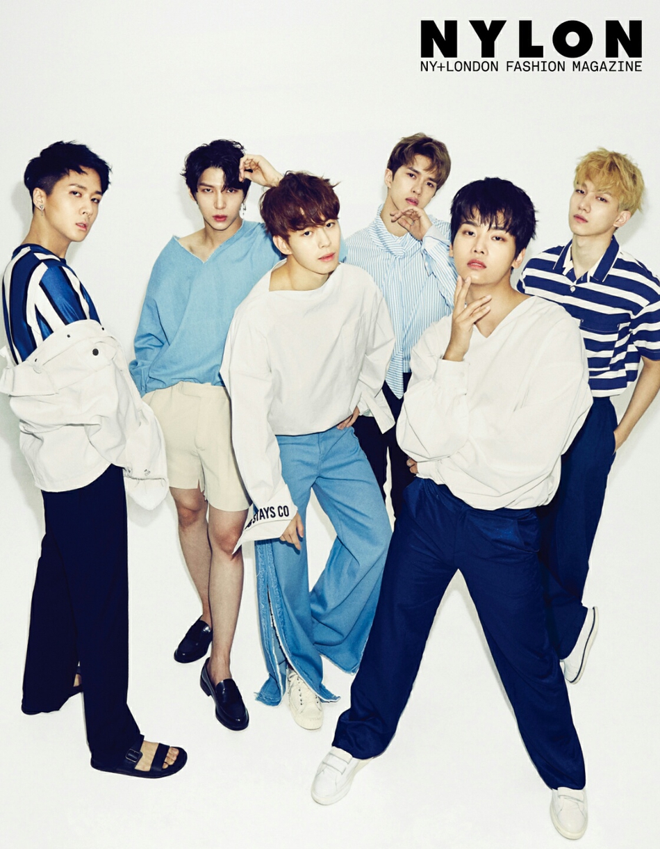 组图:韩男团vixx六人合体拍宣传写真 活力满满笑容暖