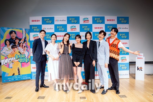 組圖：JTBC情景喜劇《不要崩潰》 李鎮赫李秀敏等出席