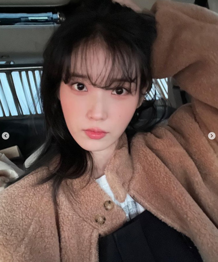 組圖：韓女星IU剪新發型晒自拍 淡妝出鏡露雀斑可愛