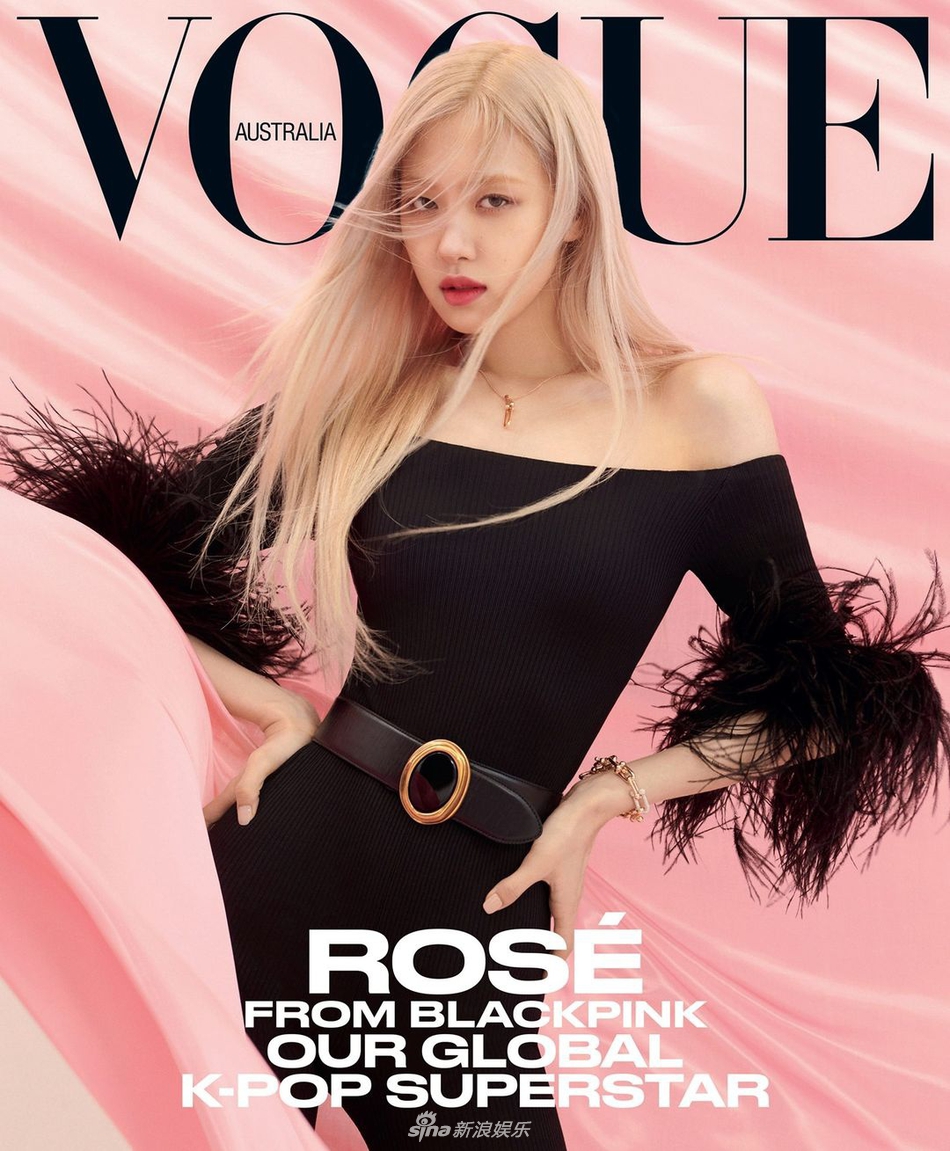 組圖：BLACKPINK樸彩英登澳洲雜誌封面 玫瑰襯美豔氣質