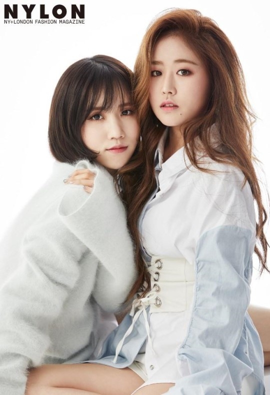 新浪娱乐讯 韩国女团lovelyz近日为某时装杂志最新一期拍摄一组主题为