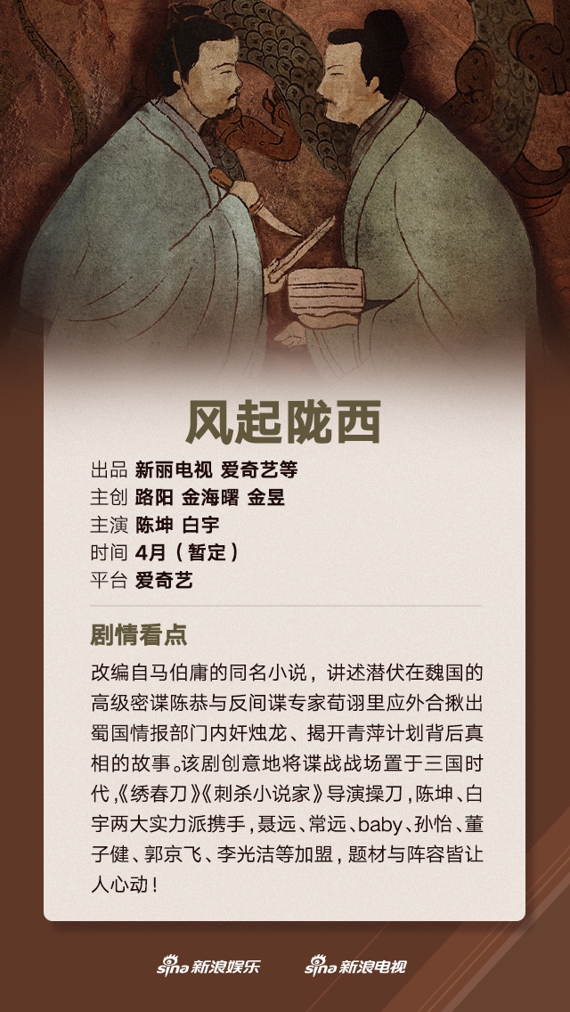 组图：杨洋陈坤白宇杨幂许凯4月携剧回归王俊凯李易峰挑战悬疑第3张图片