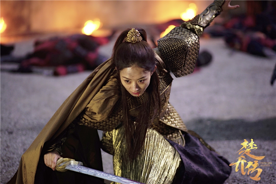 组图:《楚乔传》赵丽颖身着战甲 热血奋战守护信仰
