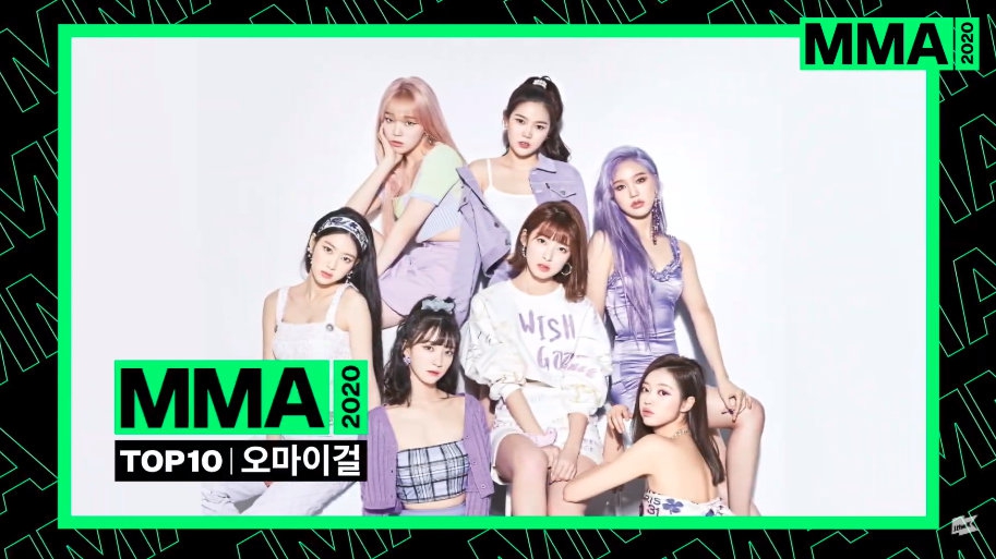 組圖：2020MMA防彈少年團奪五獎 與BLACKPINK邊伯賢IU同入圍TOP10