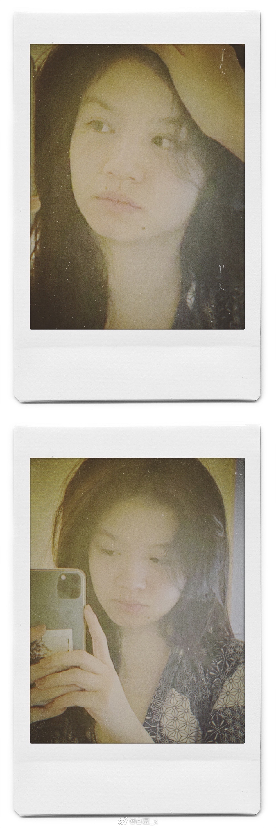 组图：春夏晒海量美照超惊艳性感长卷发配黑绿指甲个性十足