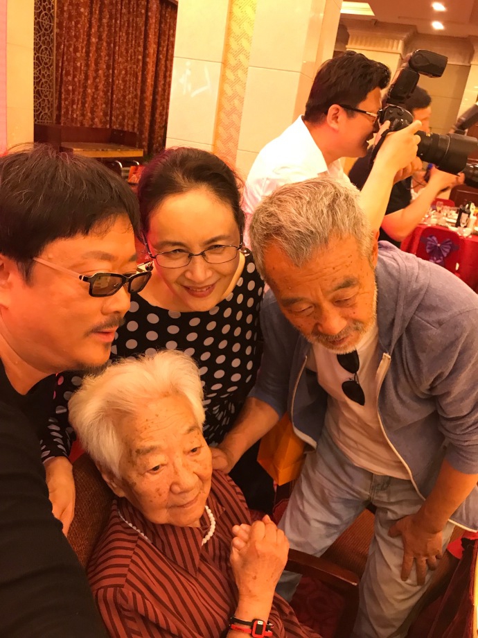 于蓝98岁寿辰现场