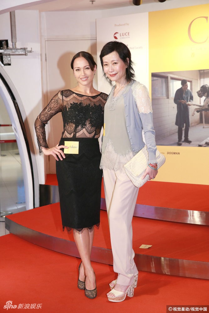 组图55岁叶童保养得当气色好出席活动合影戛纳影帝