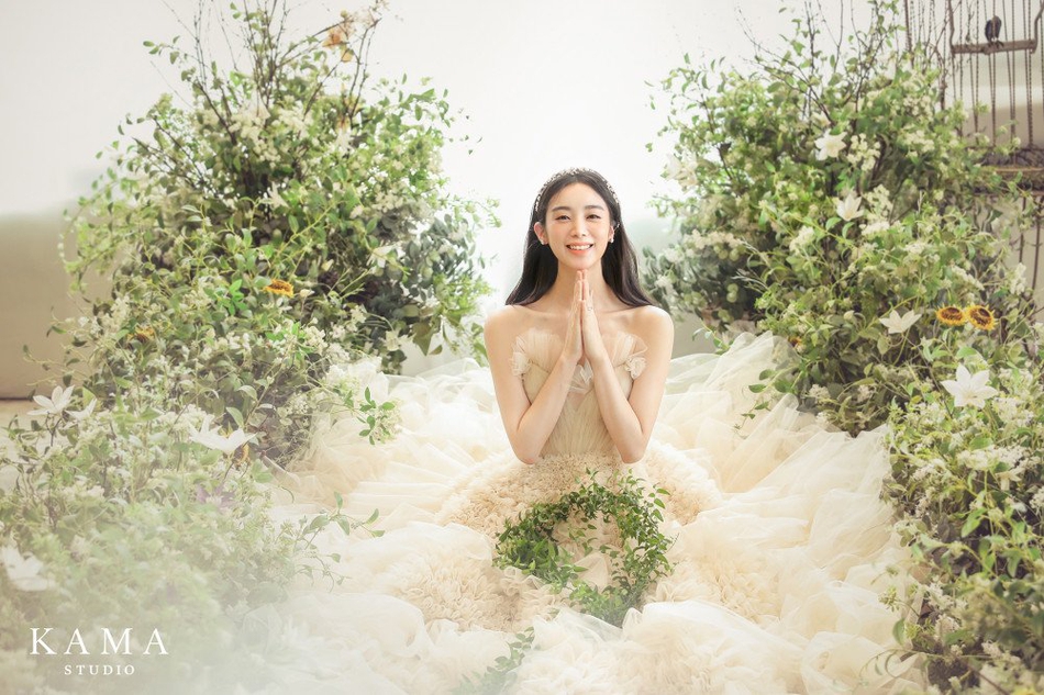 组图：WonderGirls禹惠林婚纱照曝光 换多套造型画面唯美似童话