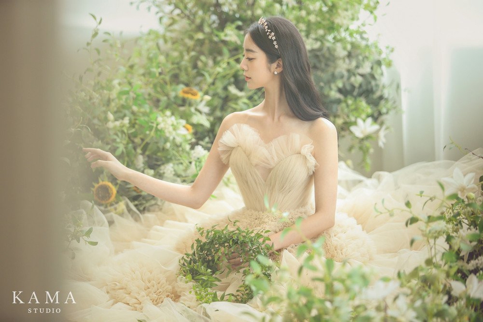组图：WonderGirls禹惠林婚纱照曝光 换多套造型画面唯美似童话