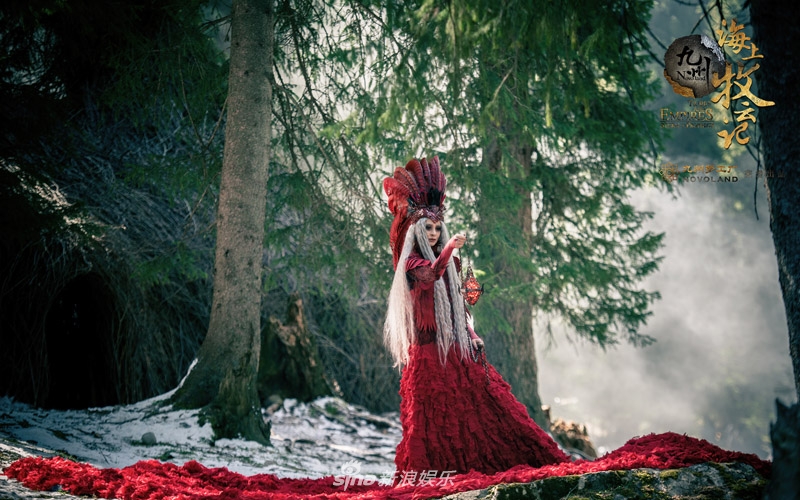 组图:《海上牧云记》李心艾红袍加身 鬼魅无常显神秘