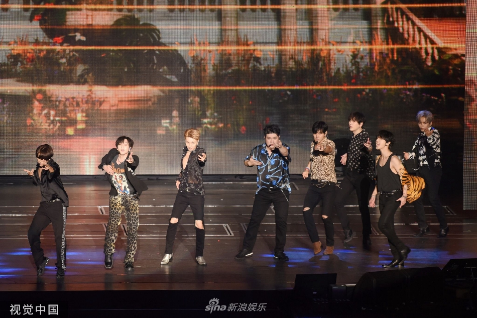 組圖：Super Junior臺北小巨蛋演唱會開唱 勁歌熱舞嗨唱三天