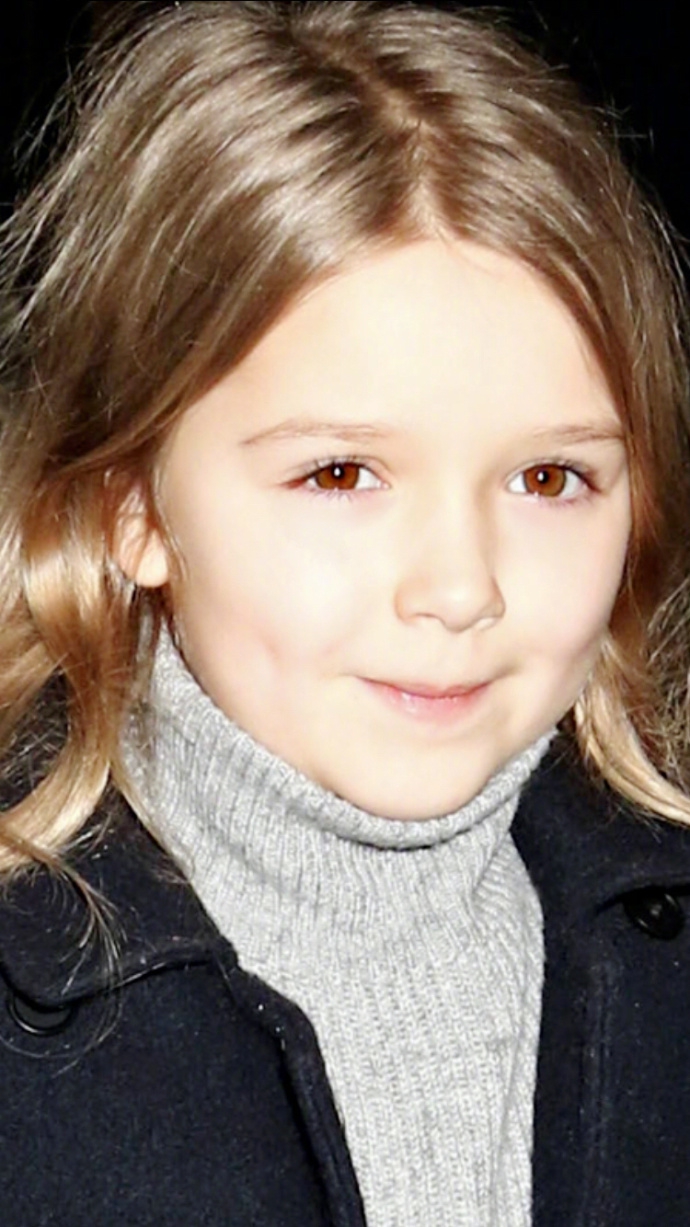 贝克汉姆晒照为女儿甜蜜庆生:小七每天都能让我微笑(图)