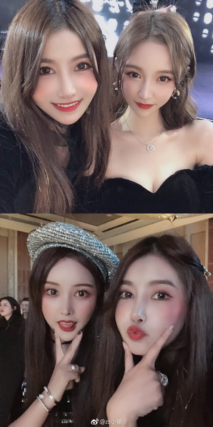 13 新浪娱乐讯 近日,网红雪梨的公司开年会,卢本伟女友uu妹 ,@zz小黑