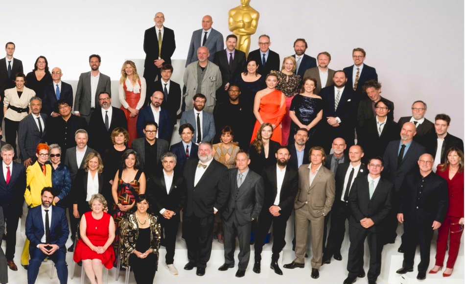 组图:本届奥斯卡提名者大合影公开 2月9日举办颁奖礼