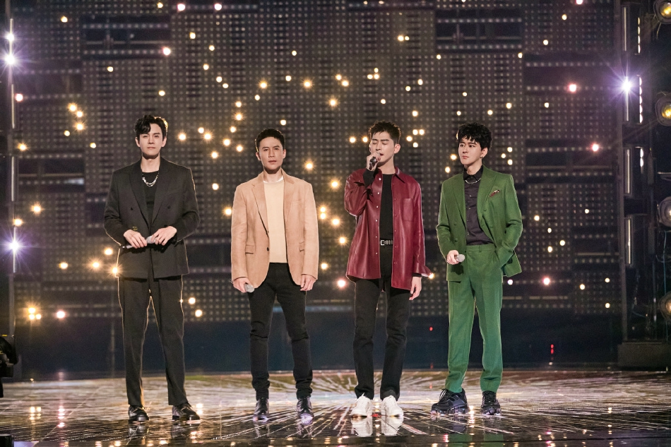 组图：张翰杜淳经超黄宥明合唱新歌温暖治愈兄弟情满满