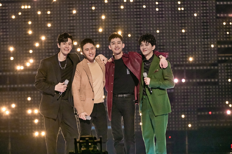 组图：张翰杜淳经超黄宥明合唱新歌温暖治愈兄弟情满满