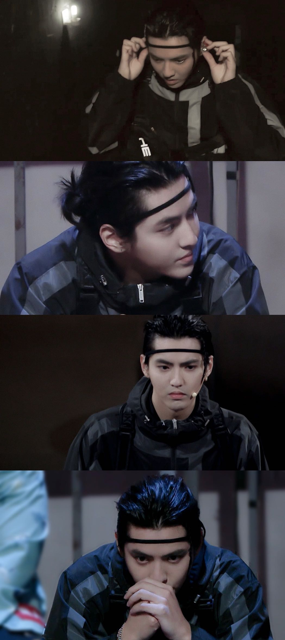 组图:再尝新发型!吴亦凡小辫加细发带 轻松hold抹额变翩翩公子