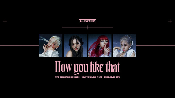 組圖：BLACKPINK迴歸主打曲單人海報曝光 置身光影背景眼神撩人