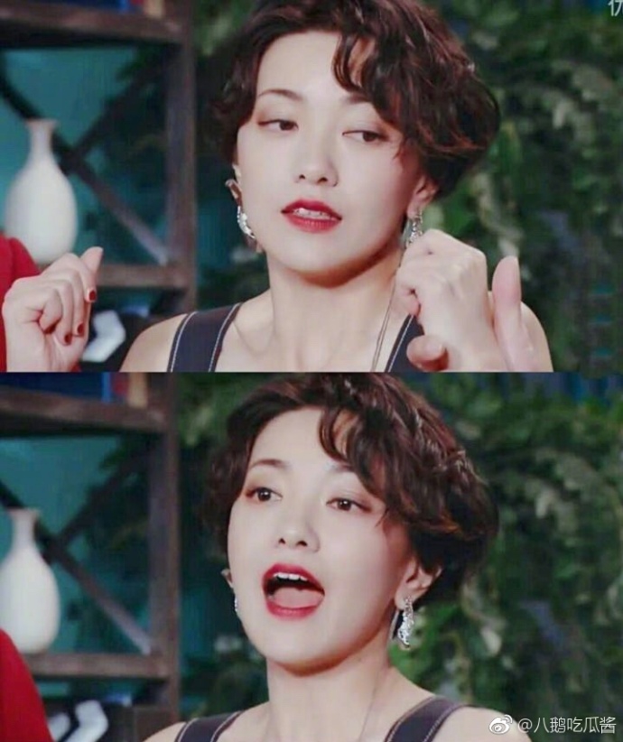 组图:美出新高度!郭采洁卷发红唇复古似港星 一颦一笑风情万种