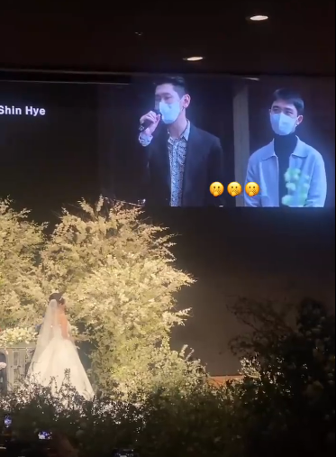 組圖：樸信惠崔泰俊婚禮現場 李洪基都暻秀Crush唱歌送祝福