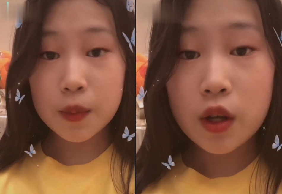 组图:小沈阳女儿晒自拍短视频 长发披肩随音乐哼唱表情丰富