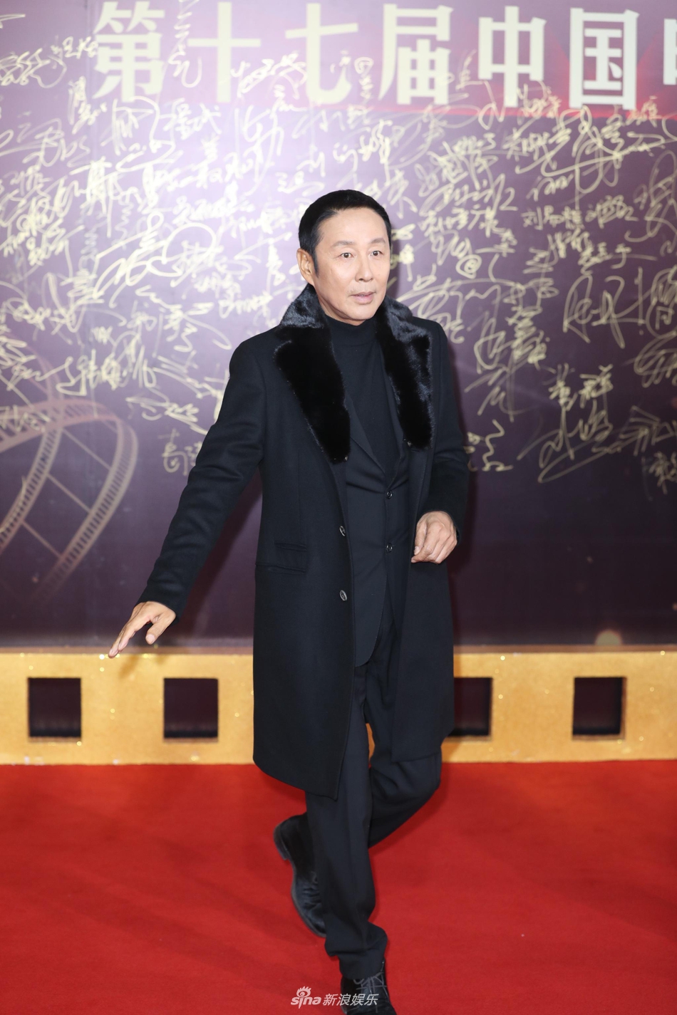 组图:陈道明着黑西装亮相红毯 微笑招手容光焕发_高清图集_新浪网