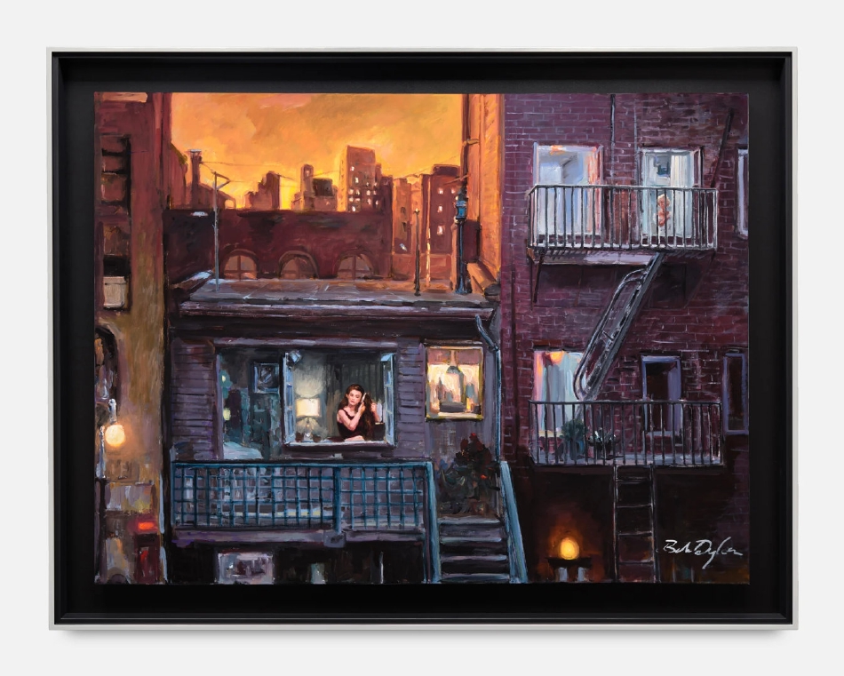 组图：鲍勃·迪伦新展览画作取材自经典电影梁朝伟张国荣入画