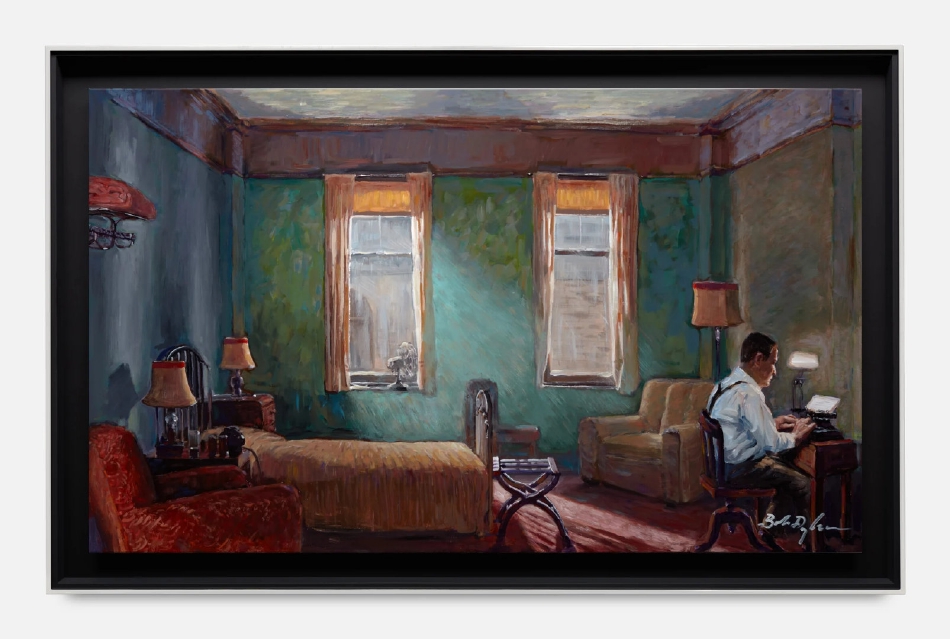 组图：鲍勃·迪伦新展览画作取材自经典电影梁朝伟张国荣入画