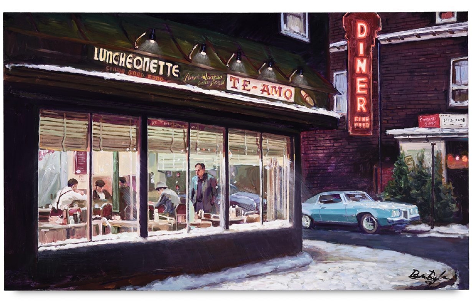 组图：鲍勃·迪伦新展览画作取材自经典电影梁朝伟张国荣入画