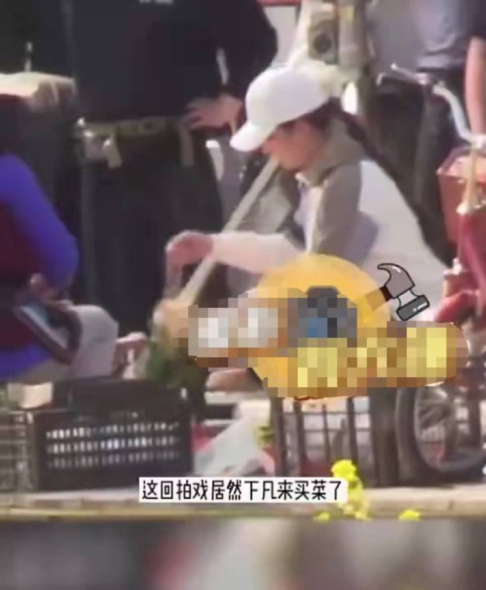 组图：刘亦菲菜市场拍新剧接地气被鸡吓一跳赶忙摆手拒绝第1张图片