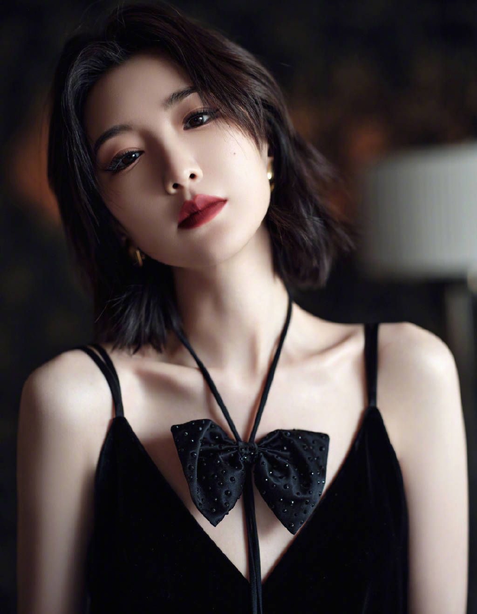 组图:毛晓彤露背工装造型酷飒帅气 胸前挂脖蝴蝶结可爱吸睛