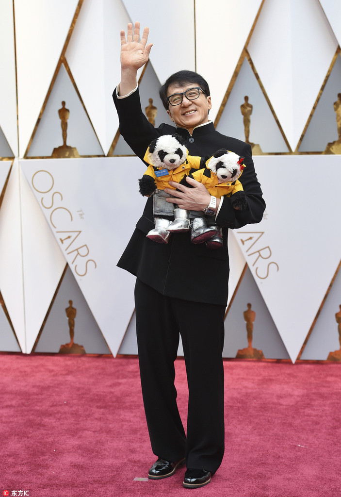 成龙亮相奥斯卡颁奖礼